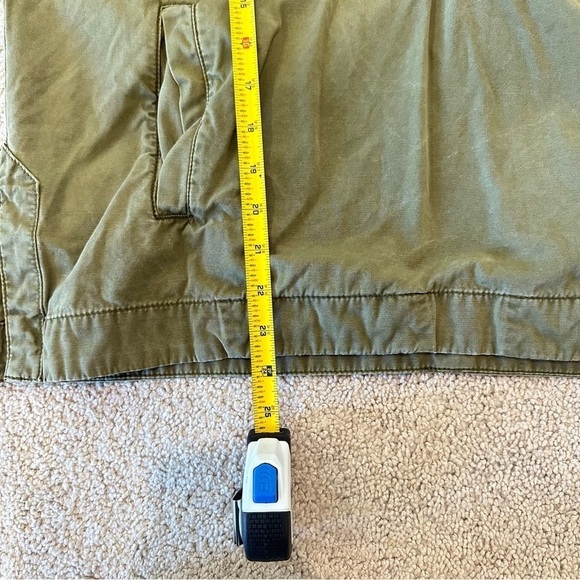 Free People Army Green Safari Lace-Up Hooded Plunge Pullover - Picture 11 of 11